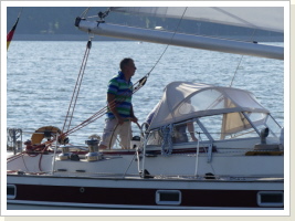 Anspannung am Start für die Mittwochsregatta Anspannung am Start für die Mittwochsregatta